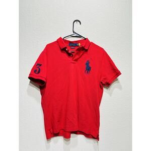 Big Pony Ralph Lauren Red Polo 3 Large